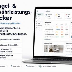 Defecten- en garantietracker | Documentatie van bouwgebreken, deadlines, bewijsmateriaal en woningoplevering