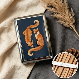 fency cigarettes leopard Vintage Leopard Cigarettes Case