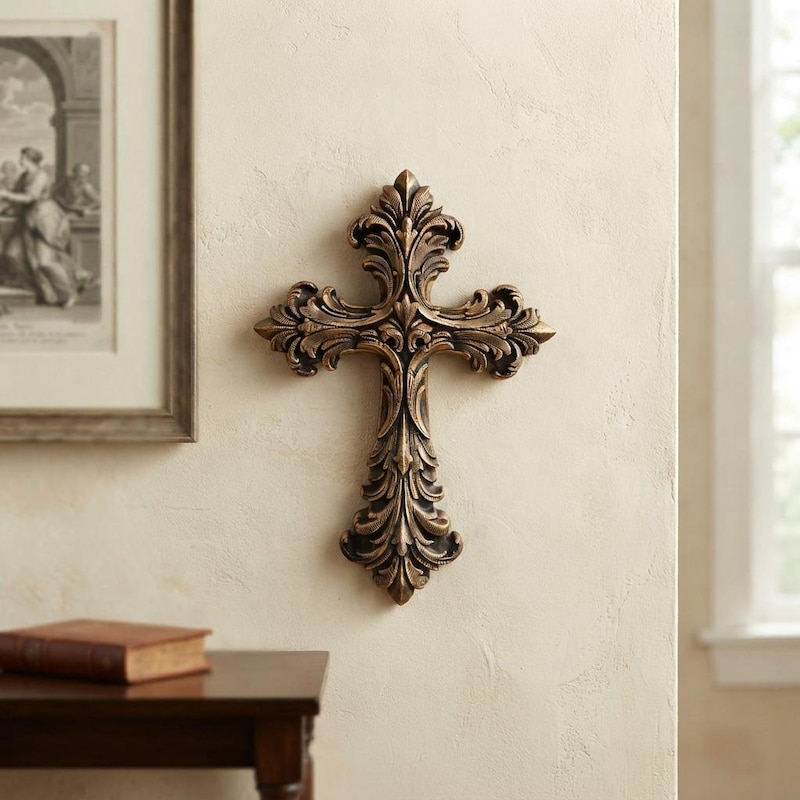 Ornate Gold Wall Cross - Etsy