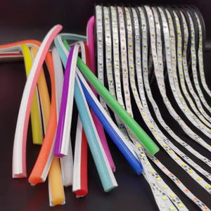 6mm single color Led strip & silicone neon flex 2nd gen 1/4