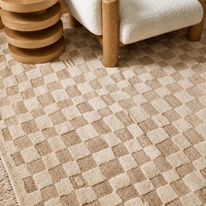 Back view of the custom rug demonstrating the authentic high-density hand knotted weave and premium wool foundation structure.