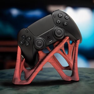 PS5 Controller Stand, Ästhetisches Gaming Einrichtungs Dekor, 3D gedruckter Controller Halter, Schreibtisch Organizer, Geschenk für Gamer Freund