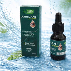 ひまし油点眼薬、100％天然成分配合、薬剤師処方