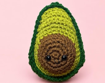 Peluche avocat fait main au crochet