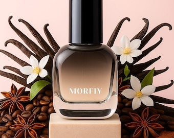 MORFIY artisan perfume. Deep coffee vanilla scent. Retro style fragrance. Handmade niche perfume. Bold & Addictive Unisex Aroma.