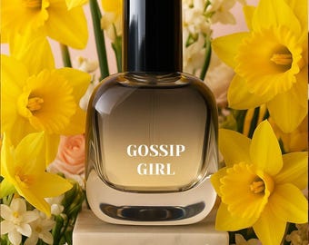 Gossip GIRL perfume - unique narcissus floral scent, handmade artisan perfume, small batch niche fragrance, Long Lasting.