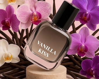 VANILLA KISS – vanilla & sea salt artisan perfume, Handmade Niche fragrance, Unique Author Scent, Long Lasting, Summer Vibes EDP