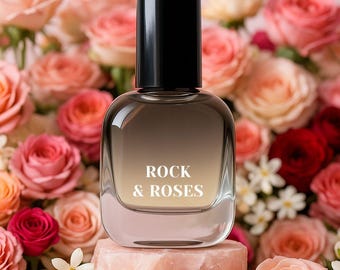 Rock & Roses - intense Rose Explosion perfume, artisan niche fragrance, limited batch, ultra Rose scent, long lasting Floral Musk perfume