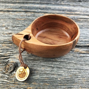 Ambrosia Maple kuksa / Nordic wooden cup / Scandinavian wooden cup / Wooden tea cup / Travel cup / Wooden mug / Espresso cup image 3