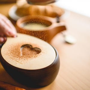 CANADA: TAX INCLUDED / Latte stencil - Cappuccino stencil - Reusable wooden stencil - Barista stencil - Cocoa stencil