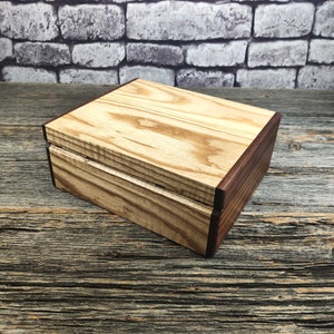 Wooden Tea Chest Empty Tea Box Tea Chest 6 Sections 60 Tea Bags Box - Etsy