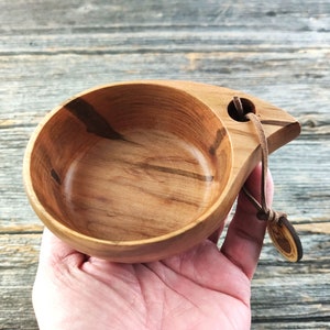 Ambrosia Maple kuksa / Nordic wooden cup / Scandinavian wooden cup / Wooden tea cup / Travel cup / Wooden mug / Espresso cup image 2