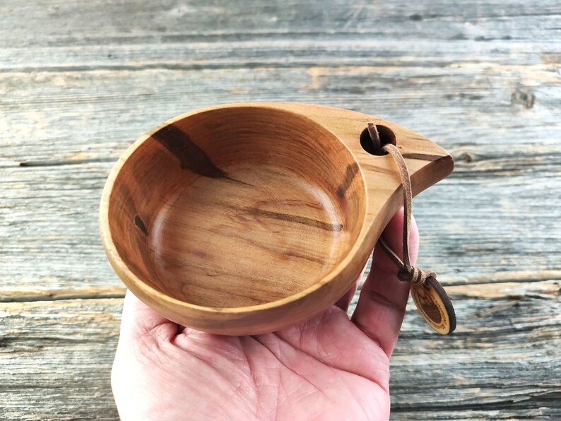 Ambrosia Maple kuksa / Nordic wooden cup / Scandinavian wooden cup / Wooden tea cup / Travel cup / Wooden mug / Espresso cup image 2