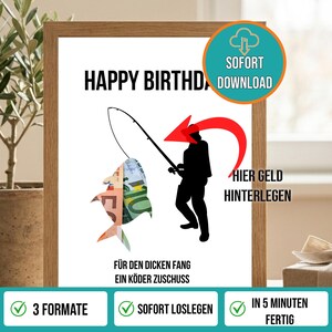 Houten Geldcadeau Voor Vissers – Visserij Thema, 17 X 12 Cm, Ideaal Voor Verjaardagen 5 miniatura