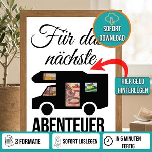 Wohnmobil geschenk zum selber basteln - Etsy.de