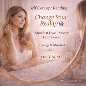 Self Concept Psychic Reading | Energy Analysis, Manifestation Guidance (PDF)