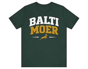 Balti Moer Springboks Rugby Tee | South African Humor, Green & Gold (Green)