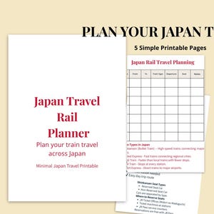 Japan Train Guide PDF | Tokyo Subway & JR Travel Planner | IC Card, Shinkansen, Route Planning | First Time Japan Trip Checklist