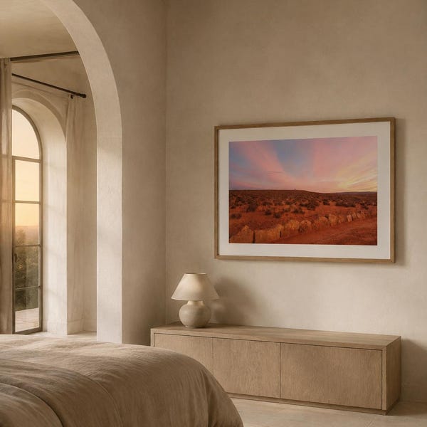 Sedona Sunset Print | Pink Desert Landscape Photography (Digital Download)