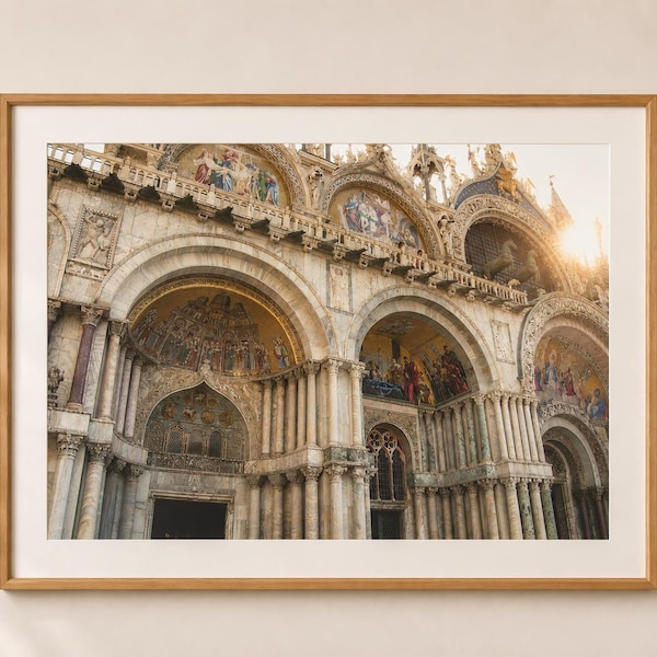St. Mark's Basilica Art Print | Venice Architecture Photography (Digital Download)