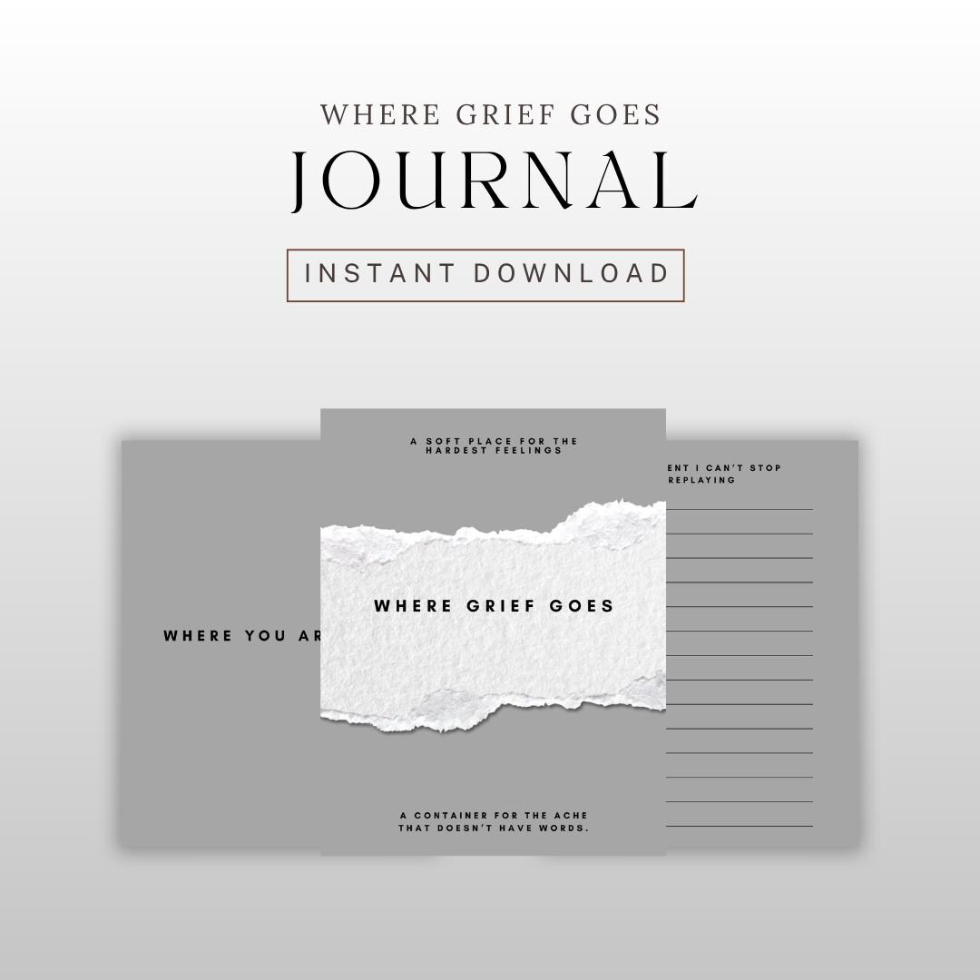 Grief Journal Printable PDF | Processing Loss & Emotional Healing - Etsy