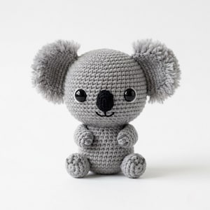 Crochet Koala Pattern PDF, Amigurumi Koala, Cute Plush Tutorial, DIY Gift