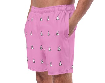Gum Drop Pink Swim Trunks