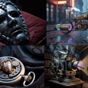 Gotham Macro Detail Pack - 4x Gothic Gargoyle & Rain on Glass Textures, 4K Dark Aesthetic Close-ups, Moody Minimalist Desktop Art