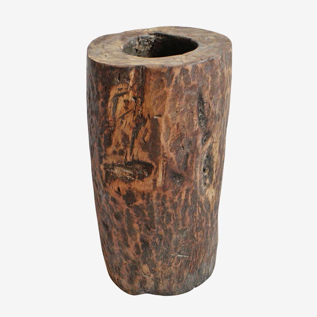 Antique Wood Butter Pot From North India - Unique Carved Churn - Etsy