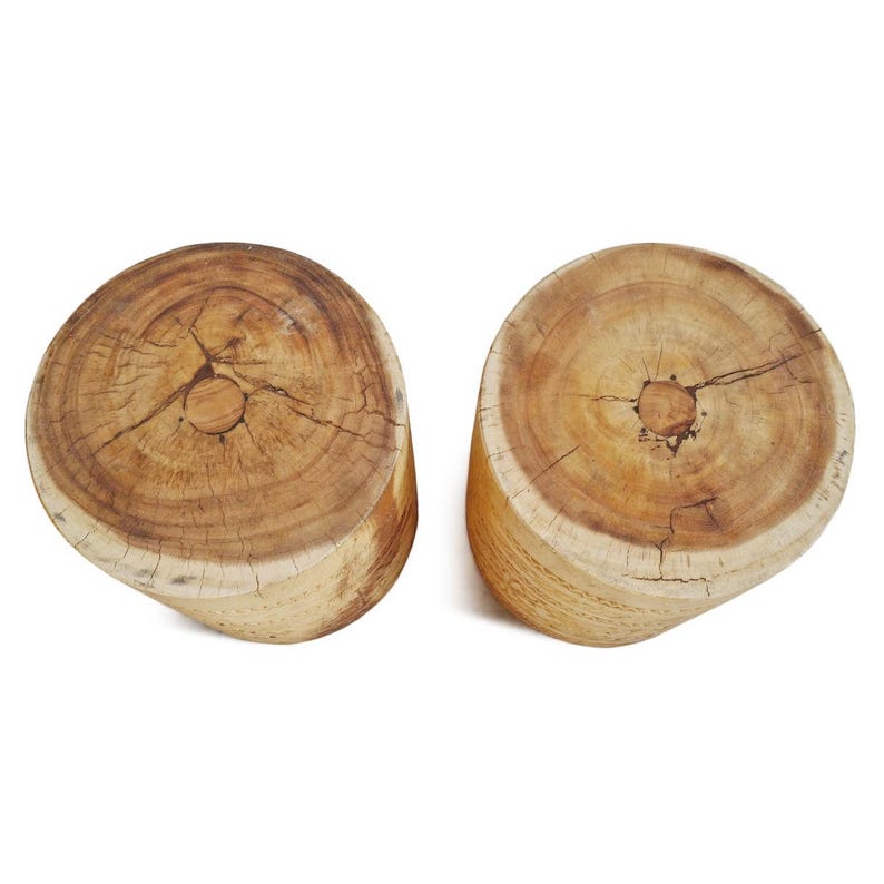 Handmade Java Side Table Stand - Unique Carved Wood Finish image 8