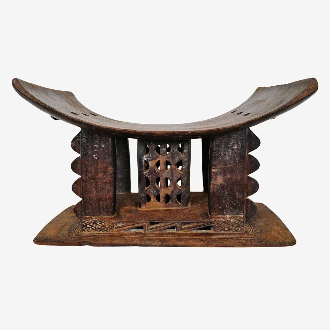 Antique Asante Chief Stool - Unique Collector's Piece for Art or ...