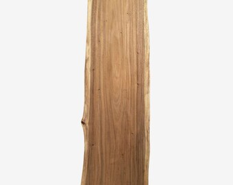 Solid Acacia Wood Slab – 3.5" Thick Natural Edge Tabletop, Desk, Shelf