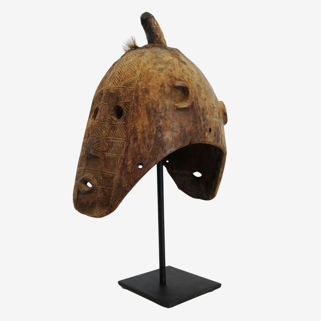 Janus Mask Bobo Fing Janus Helmet Mask From Burkina Faso - Unique Double Face ...