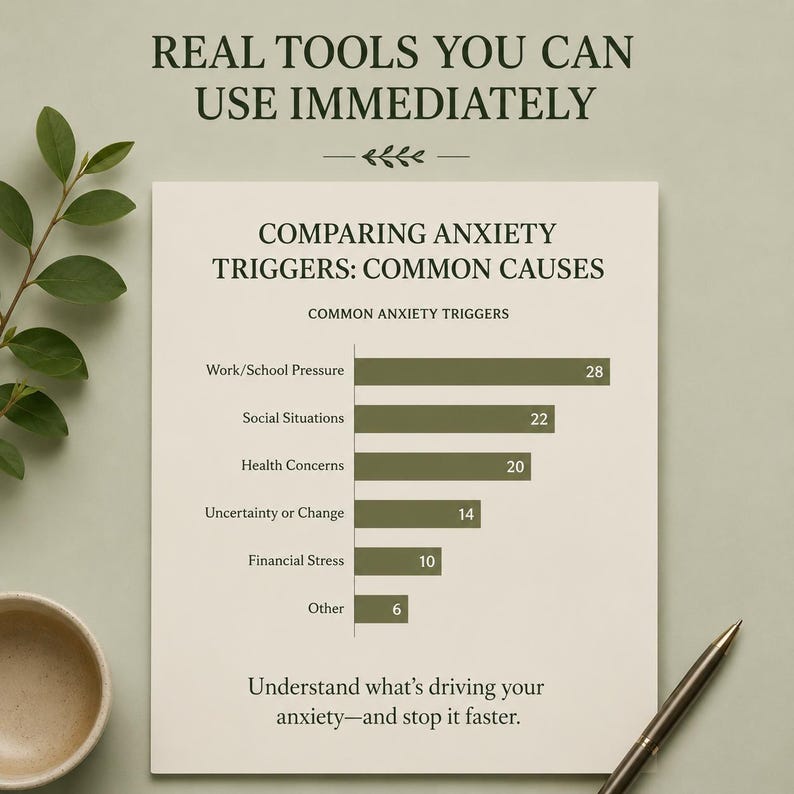 Anxiety Relief Toolkit PDF | Stop Overthinking Workbook | CBT ...