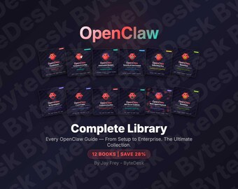 Complete OpenClaw Library Bundle — 12 AI Automation Ebooks | Ultimate Guide Collection | Digital Download
