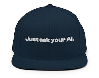 OpenClaw Just ask your AI. + Mascot Snapback Hat