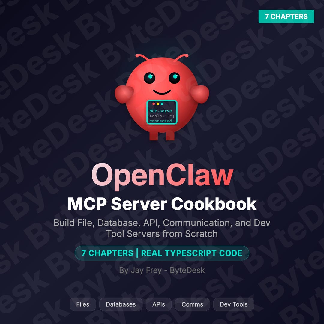 Openclaw Server Openclaw MCP Server Cookbook Ebook | Build AI Agent Tool Servers ...