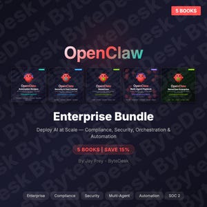 OpenClaw Enterprise-paket — 5 e-böcker | Företagsguide + Multiagent + Säkerhet + Automation PDF