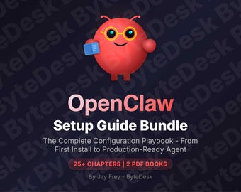 OpenClaw Setup Guide Bundle | 2 eBooks | Configure Your Agent Workspace Memory Config | Digital Download PDF