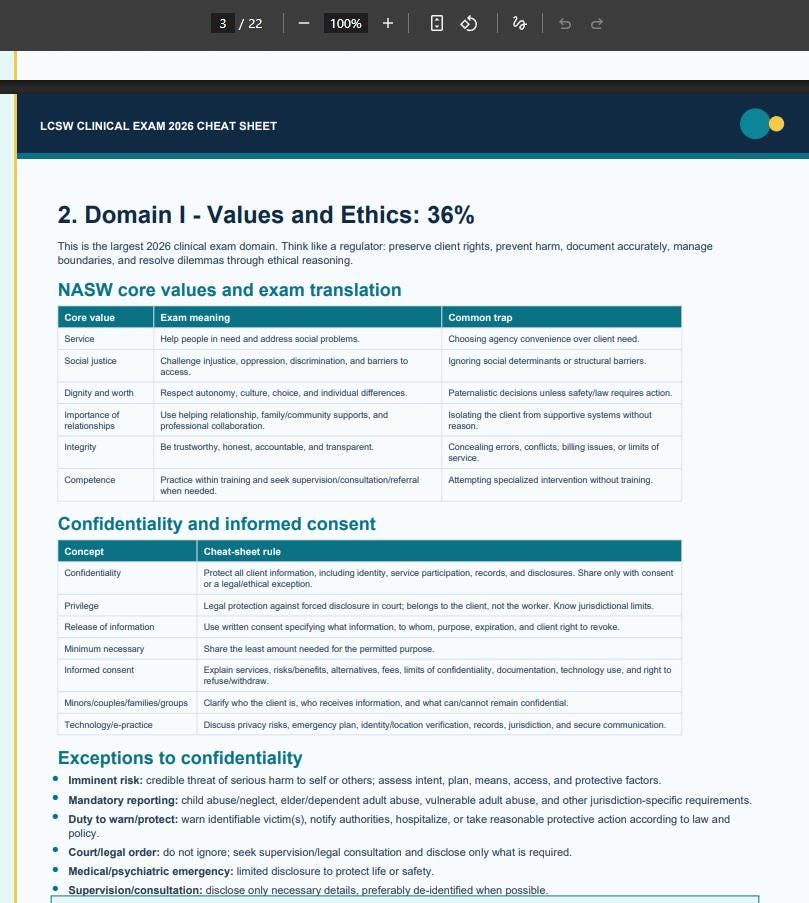 Lcsw Test LCSW (licensed Clinical Social Worker) Exam 2026-2027 | 300 Practice ...