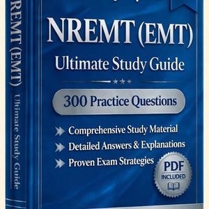 Examen NREMT (EMT) 2026-2027 / 300 preguntas de práctica con respuestas / Descarga en PDF