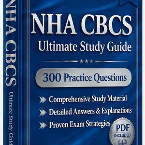 NHA CBCS (Billing & Coding Specialist) Exam 2026-2027 | 300 Practice Questions | New Study Guide | Cheat Sheet | Offline Test Engine