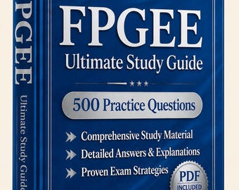 FPGEE（外国薬学卒業生資格認定試験）2026-2027 | 練習問題500問 | 新しい学習ガイド | チートシート | オフラインテストエンジン