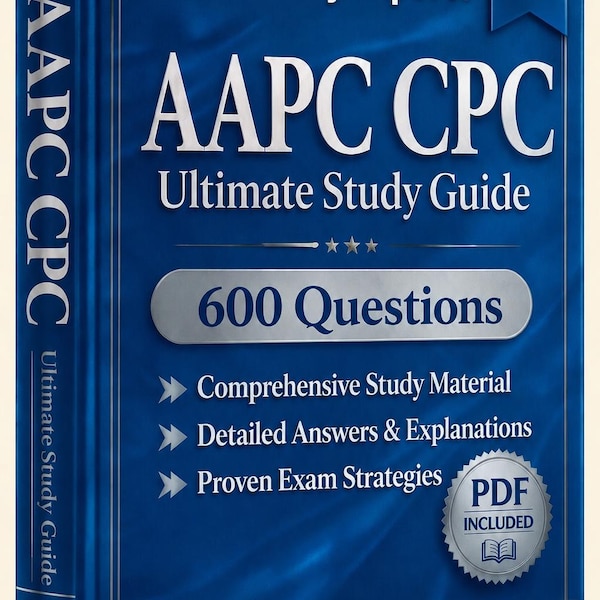 AAPC CPC（認定プロフェッショナルコーダー）試験 2026-2027 | 練習問題600問 | 新しい学習ガイド | チートシート | オフラインテストエンジン