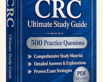 CRC（認定リハビリテーションカウンセラー）試験 2026-2027 | 練習問題500問 | 新しい学習ガイド | チートシート | オフラインテストエンジン