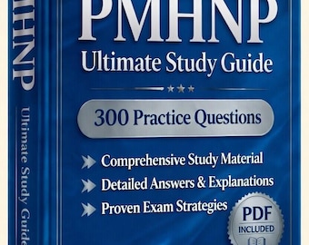 Examen PCHNP de l'ANCC (infirmière praticienne en santé mentale psychiatrique) 2026 | 300 questions pratiques | Guide d'étude | Aide-mémoire| Moteur de test hors ligne