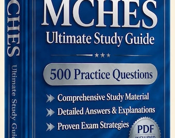 MCHES (Master Certified Health Education Specialist) Exam 2026 | 500 Practice Questions | New Study Guide | Cheat Sheet| Offline Test Engine