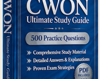 CWON / COCN (Wound-Ostomy / Ostomy) Exam 2026-2027 | 500 Practice Questions | New Study Guide | Cheat Sheet | Offline Test Engine