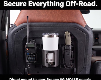 Molle Mountz for Bronco 6G & Attachments