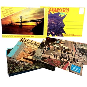 San Francisco Postcards + Souvenir Photo Booklets